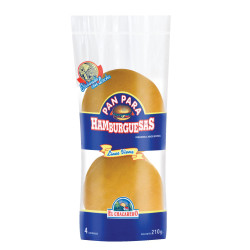 Pan de Hamburguesa El Chacarero 210 Gr.