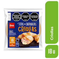 Tapa de Empanadas DIA Criolla 450 Gr.