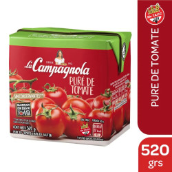 Puré de Tomate La Campagnola 520 Gr. Puré de Tomate La Campagnola 520 Gr.