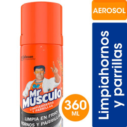 Limpiahornos Mr. Musculo Formula Avanzada Aerosol 360 Cc.