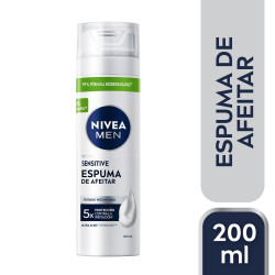 Espuma De Afeitar Nivea Men Sensitive 200 Ml. Espuma De Afeitar Nivea Men Sensitive 200 Ml.