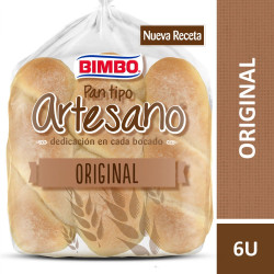 Pan de Pancho Bimbo Artesano 6 Ud.