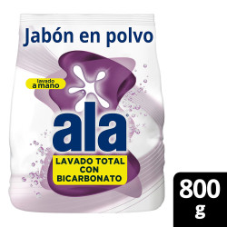 Jabon En Polvo Ala Lavado A Mano Con Bicarbonato 800 Gr.