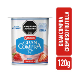 Yogur Batido Frutilla Gran Compra 120 Gr.