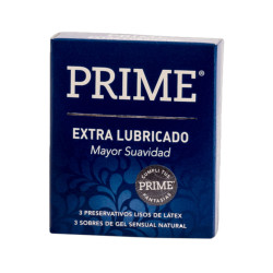 Preservativo Prime Extra Lubricado 3 Ud.