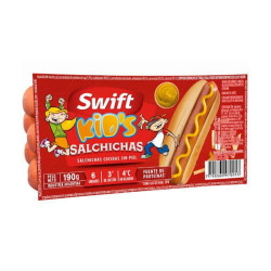 Salchichas Swift Kids Sin Piel 190 Gr Salchichas Swift Kids Sin Piel 190 Gr