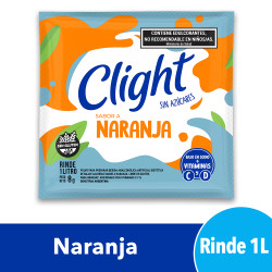 Jugo En Polvo Clight Naranja 8 Gr.