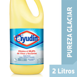 Lavandina Ayudín Pureza del Glaciar Triple Poder 2 Lt. Lavandina Ayudín Pureza del Glaciar Triple Poder 2 Lt.