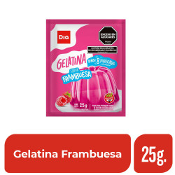 Gelatina Frambuesa Dia 25 Gr. Gelatina Frambuesa Dia 25 Gr.