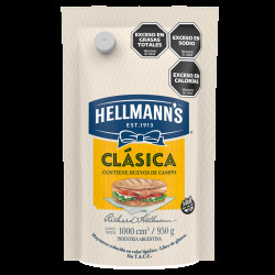 Mayonesa Clásica Hellmann's Sin Tacc Doypack 950 Gr.