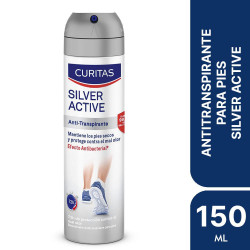 Desodorante Para Pies Curitas Silver Active x 150 Ml.
