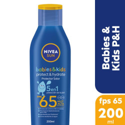 Protector Solar Nivea Sun Babies & Kids Fps 65 200 Ml.