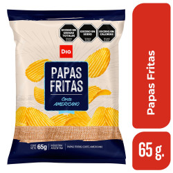 Papas Fritas Corte Americano Dia 65 Gr. Papas Fritas Corte Americano Dia 65 Gr.