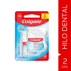 Hilo Dental Colgate Nylon 50 M 2 Ud.