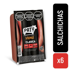 Salchichas Clasicas X6 Ud Paty Viena 230 Gr. Salchichas Clasicas X6 Ud Paty Viena 230 Gr.