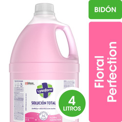 Limpiador Desinfectante de Superficies Lysoform Floral Bidón 4 Lt.