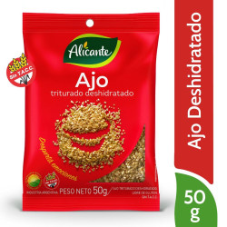 Ajo Triturado Deshidratado Alicante 50 Gr.