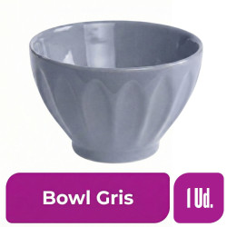 Bowl Badem Gris Linea Hogar 1 Ud.