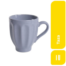Taza Mug Badem Gris Linea Hogar 1 Ud.
