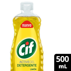 Detergente Concentrado Cif Active Gel Limon 500 Ml.