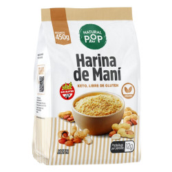 Harina De Mani Natural Pop 450 Gr.