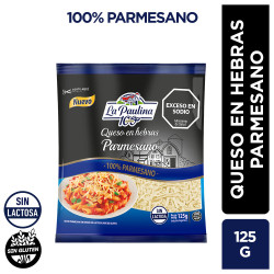 Queso En Hebras Parmesano La Paulina 125 Gr. Queso En Hebras Parmesano La Paulina 125 Gr.