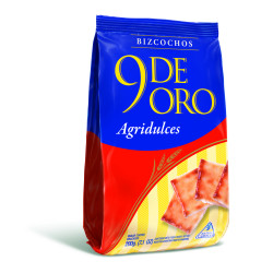 Bizcochos 9 de Oro Agridulces 200 Gr.