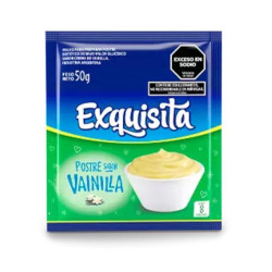 Polvo Para Postre De Vainilla Exquisita 50 Gr.