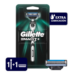 Gillette Mach3+ Afeitadora Recargable 1 Ud.