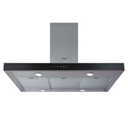 Campana Whirlpool 100cm Negro Inox Isla
