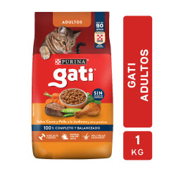 Alimento Para Gato Carne y Pollo Gati x 1 Kg.